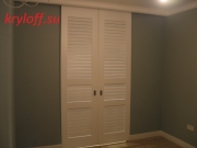001 Двери раздвижные жалюзийные для гардеробных комнат